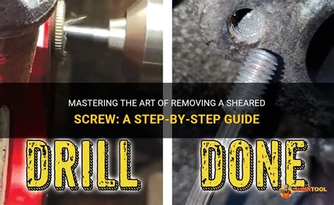 removing sheared screw from box